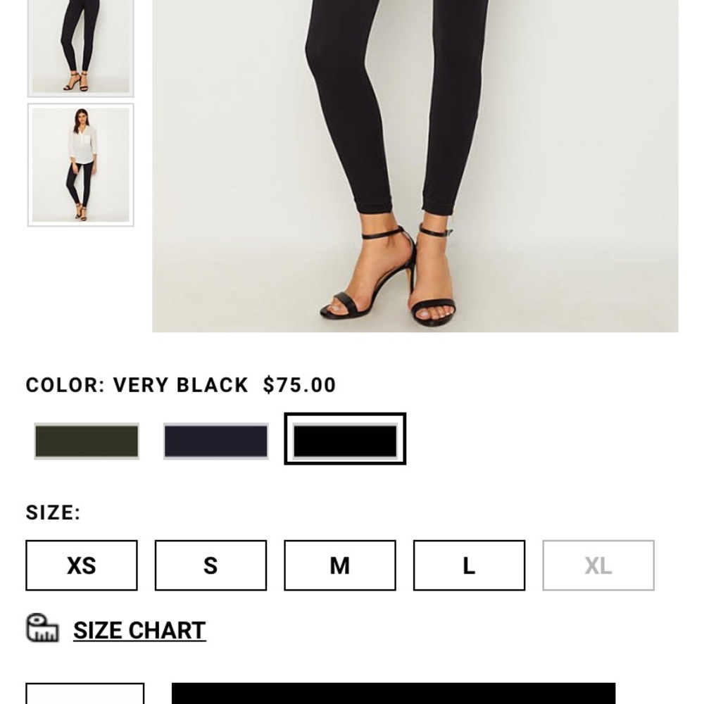 Spanx Seamless Side Zip Leggings